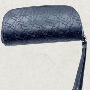 Oakley Black Faux Leather Zippered Sunglass / Glasses Case